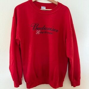 Budweiser Red Men's Sweater